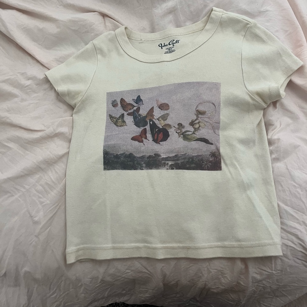 John gault butterfly baby tee